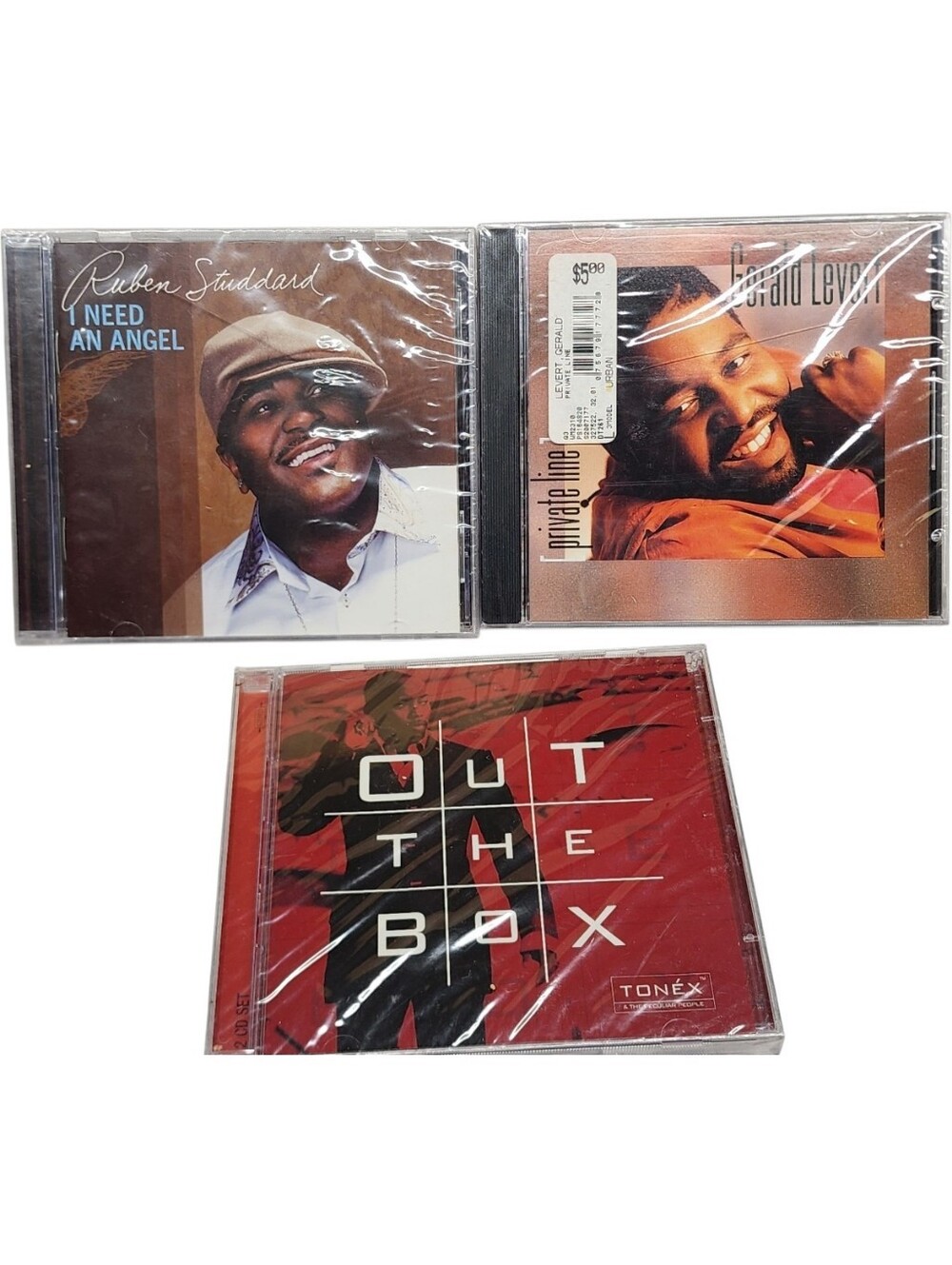 3pc Brand New CD Set - Gerald Levert, Ruben Studdard, Tonex